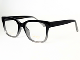 Stylish Black Gradient Square Eyeglasses – Modern & Trendy Design